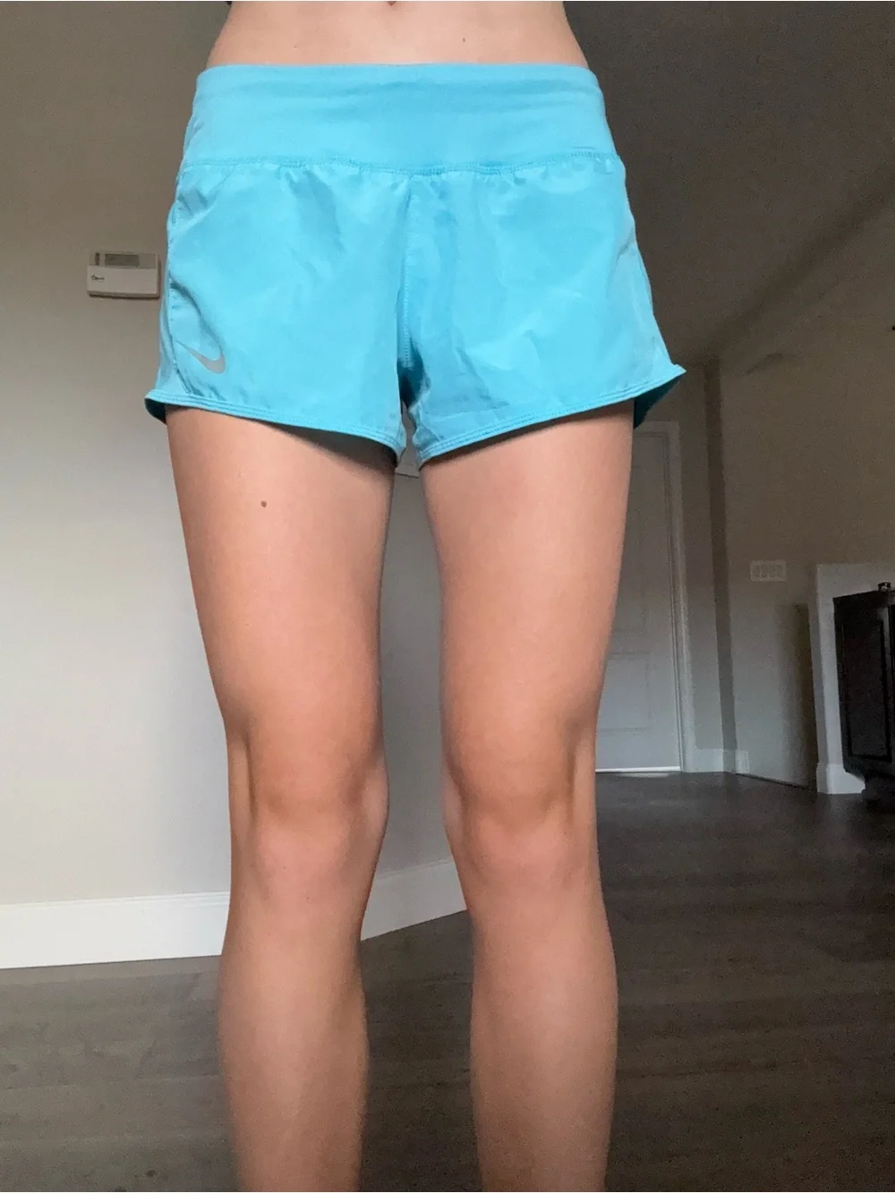 Nike Light Blue Women's Athletic Shorts